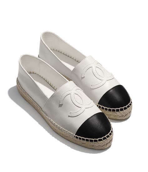 white chanel espadrilles